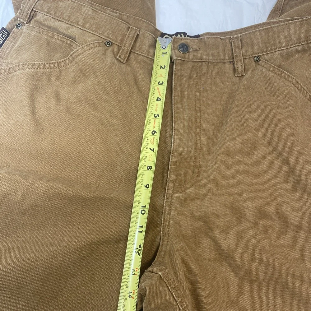 Gravel Gear Carpenter Pants 40/30‎ Relaxed Fit Brown Heavy Duty 100% Cotton SEE